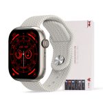 HK10 PRO B 2.02 AMOLED DISPLAY G-SENSOR AI FEATURES WITH WEARFIT PRO APP 2 STRAPS SILVER