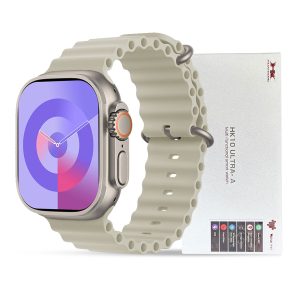 Hk10 Ultra 3 2.02 Amoled Display G-sensor Ai Features With Wearfit Pro App 2 Straps Black