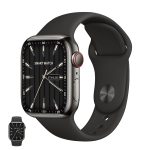 Watch 9 Max Series 9 Smartwatch (2.19 Inch Ips) 22mm Strap With Laxasfit App Black