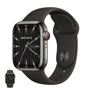 Watch 9 Max Series 9 Smartwatch (2.19 Inch Ips) 22mm Strap With Laxasfit App Black