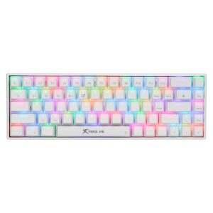 Xtrike Me Gk-994w Wireless 2.4g Rgb Bt Gaming Keyboard White