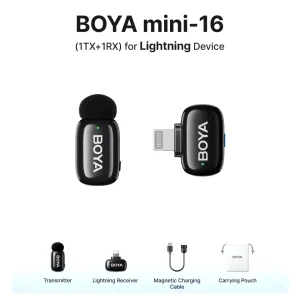 BOYA Mini 16 For I Phone IOS Wireless Microphone Wireless