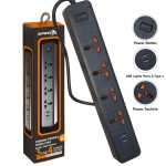 Power Strip 4socket+2usb+1type-c Port 403puc Speed-x Premium Portable