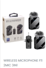WIRELESS MICROPHONE F11 2MIC 3IN1